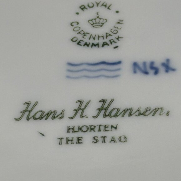 Royal Copenhagen 1960 By Hans H. Hansen Deer Hjorten The Stag - Picture 5 of 5